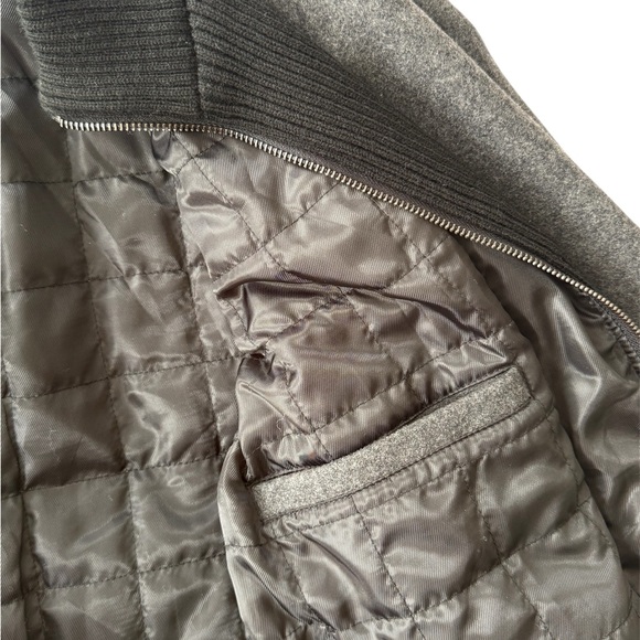 Kenneth Cole Reaction Charcoal Pea Coat - Picture 5 of 7